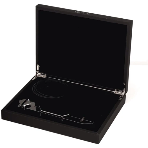 Регулируемая шлепалка LOCKINK Adjustable Slapper for Impact Play - Black фото 5