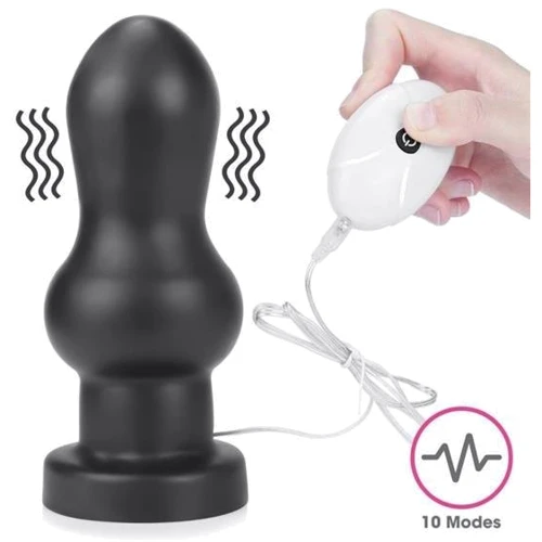 Анальная пробка с вибрацией LoveToy Vibrating Anal Rammer 7" King Sized: Наличие вибрации Есть