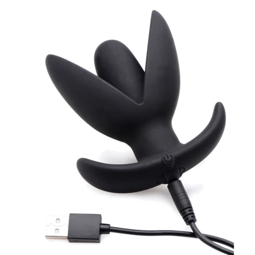 Анальна пробка Sprouted 10 Mode Rechargeable Silicone Anal Plug з розширенням і вібрацією: Тип Анальні пробки
