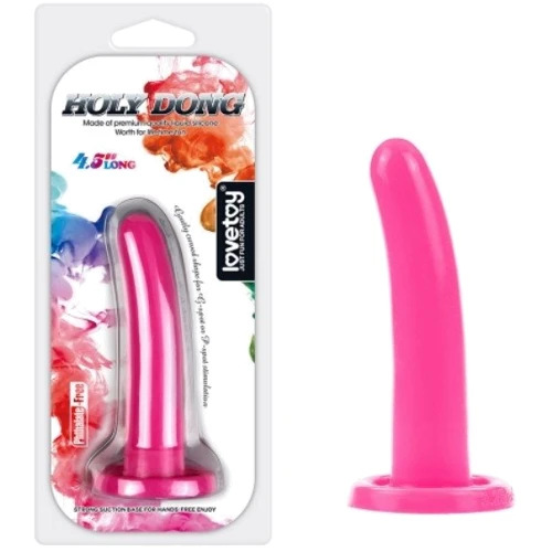 Фалоімітатор LoveToy Holy Dong Small 4.5" Pink