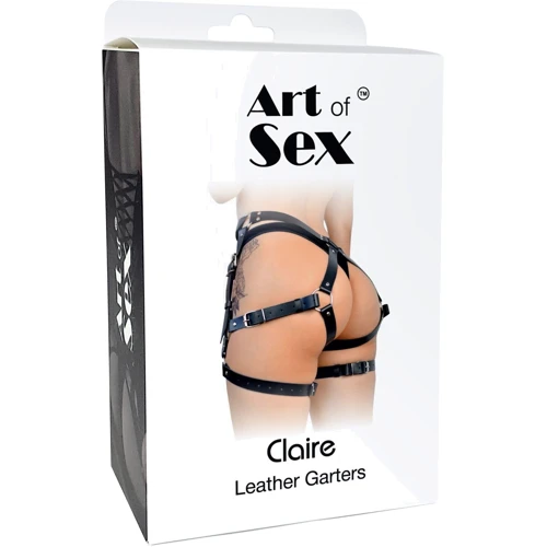 Гартери Art of Sex - Claire (XS-М, чорний): Вид Гартеры