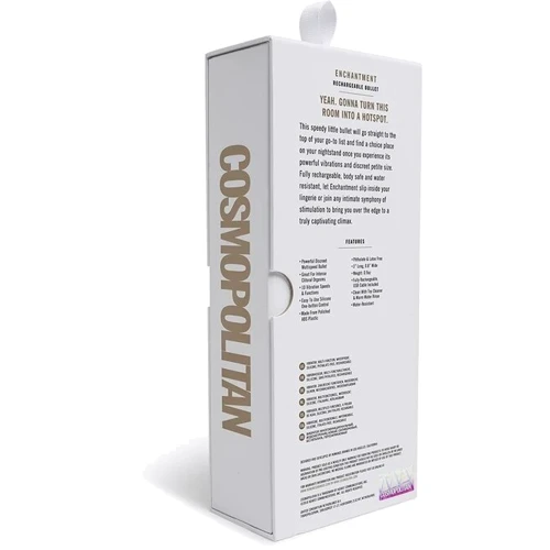 Вибропуля с аккумулятором Cosmopolitan Enchantment Bullet Vibrator: Тип управления Кнопочное