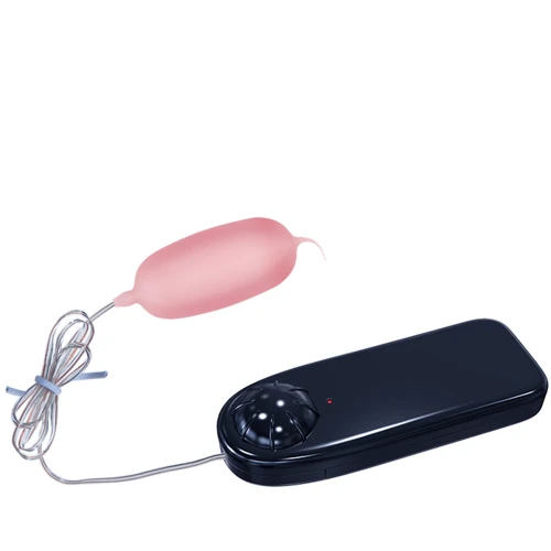 Виброяйцо Eleanora Cyber Vibrating Egg Flesh: Тип управления Проводной пульт
