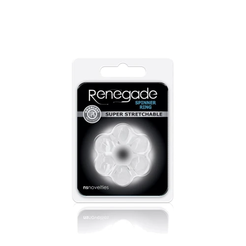 NS Novelties Renegade Spinner Ring - насадка на член, прозрачный: Производитель Ns Novelties