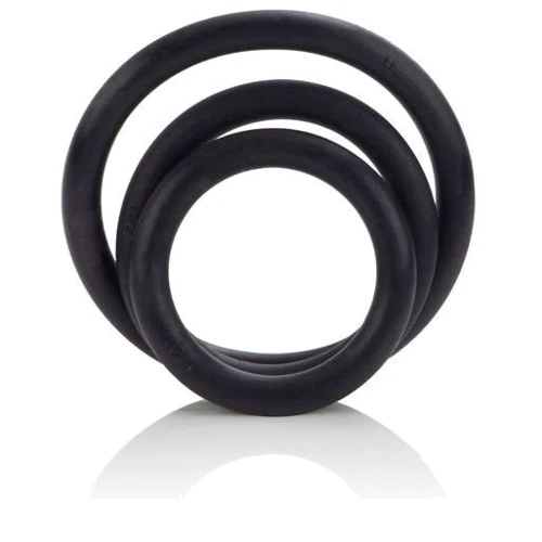 CalExotics Rubber Ring - 3 Piece Set - набір ерекційних кілець фото 5