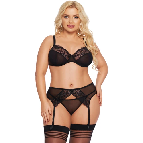 Комплект белья SoftLine - Marella, XXXL (black)