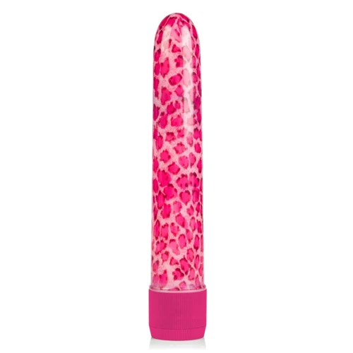 CalExotics Leopard Massager пластиковый вибратор, 17x3 см, розовый фото 8