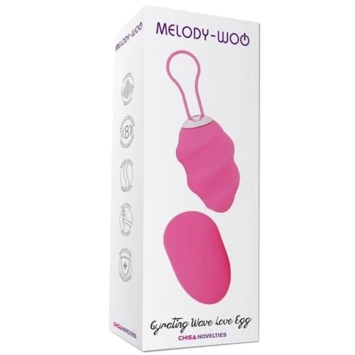Виброяйцо Chisa Gyrating wave love egg, Pink: Призначення Вагінальні