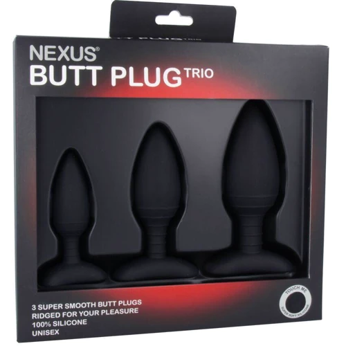 Набор анальных пробок Nexus Butt Plug Trio