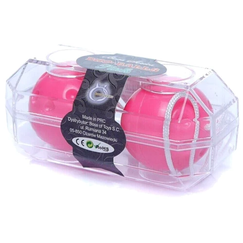 Вагинальные шарики Duo balls Pink, BS6700031: Особенности Соединены между собой, Влагозащищенные