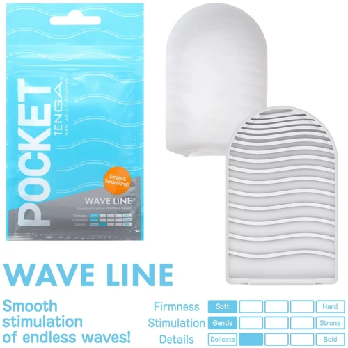 Мастурбатор TENGA Pocket Wave Line: Призначення  Карманный
