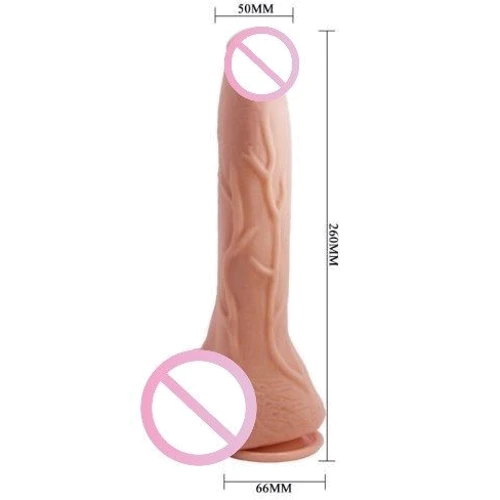 Фаллоимитатор на присоске Baile Beautiful JACK 10,2'' Flesh, BW-008039NR: Тип Реалистичные