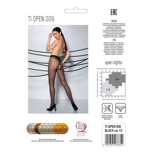 Колготки с открытым доступом Passion имитация ботфорт TIOPEN 009 black 5 (20 den): Для кого Для женщин