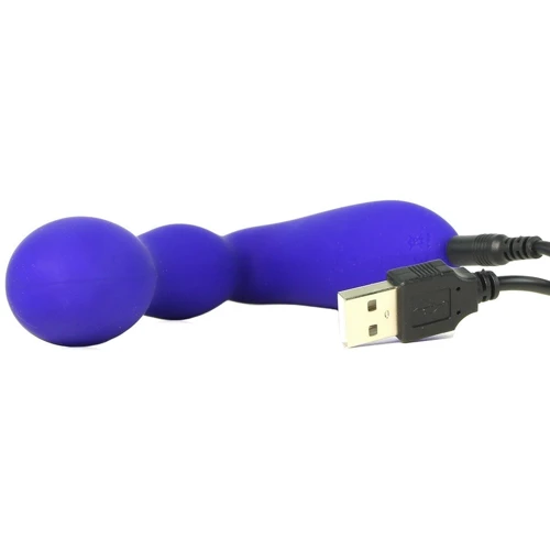 Анальный вибратор Wireless Pleasure Probe Blue, 13 см: Длина, см 10.2