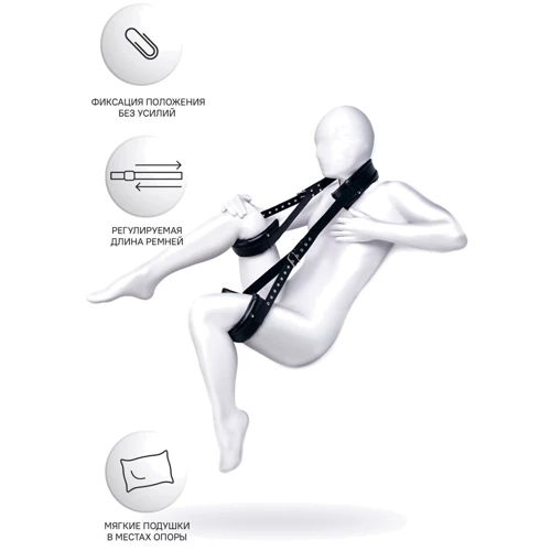 Фиксатор Toyfa Anonymo Sex Sling №0703 Black: Производитель Toyfa
