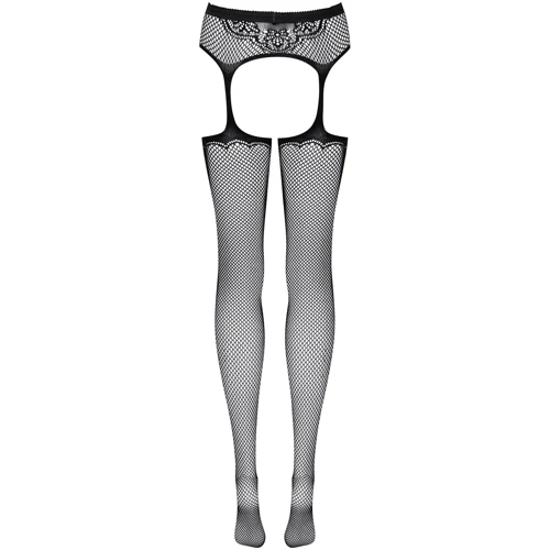 Эротические колготки Obsessive black S232 S/M/L: Декор Без декора