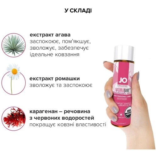 Распродажа!!! Смазка на водной основе System JO NATURALOVE Strawberry (120мл) (cрок 01.08.2024): Для кого Унисекс