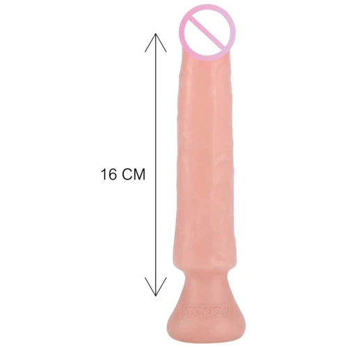 Фалоімітатор на присосці Toy Joy Get Real Starter Dong 6 Inch (тілесний): Наявність вібрації  Нет