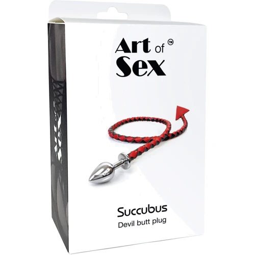 Металлическая анальная пробка Art of Sex - Succubus, M (с дьявольским хвостом): Для кого Унисекс