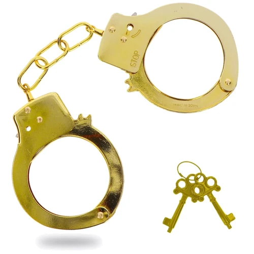 Наручники металлические Toy Joy Gold Fun Cuffs (золотистые)