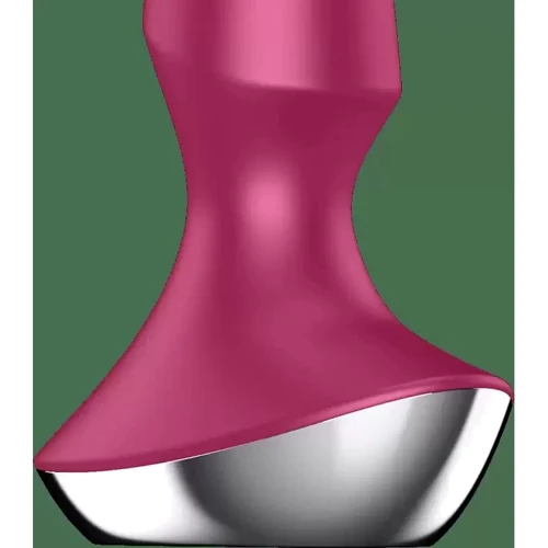 Анальная смарт-пробка Satisfyer Plug-ilicious 2 (малиновая): Особенности Водонепроницаемые