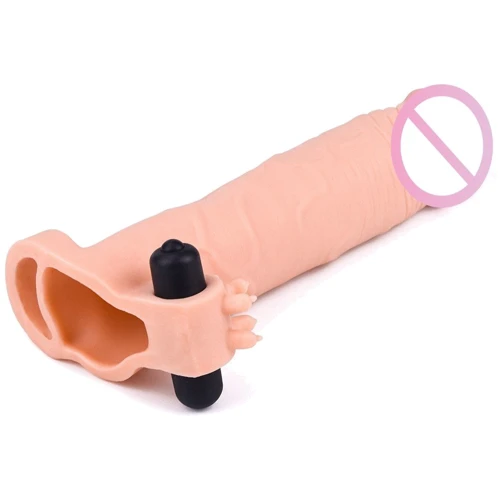 Насадка на член LoveToy Pleasure X-Tender Series Flesh Add 3": Материал TPE (термопластичный эластомер)