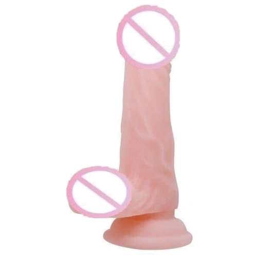Фаллоимитатор SUPER DILDO 6.4, BW-008094N: Мошонка Есть