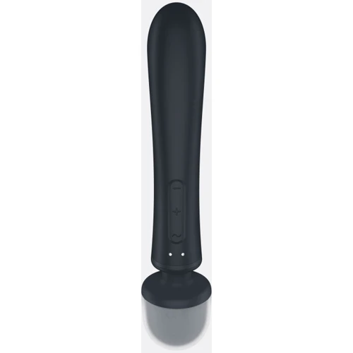 Вибратор-кролик + массажер 2в1 Satisfyer Triple Lover Gray: Тип управления Кнопочное