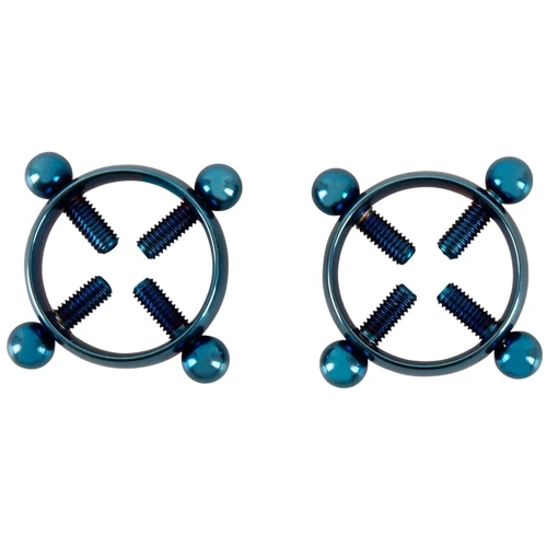 Зажимы для сосков Orion Bad Kitty Nipple Jewellery Blue