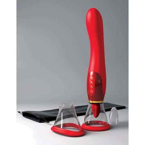 Вибратор Pipedream Fantasy For Her - Her Ultimate Pleasure Holiday Version (PD494315): Тип и форма Двусторонние