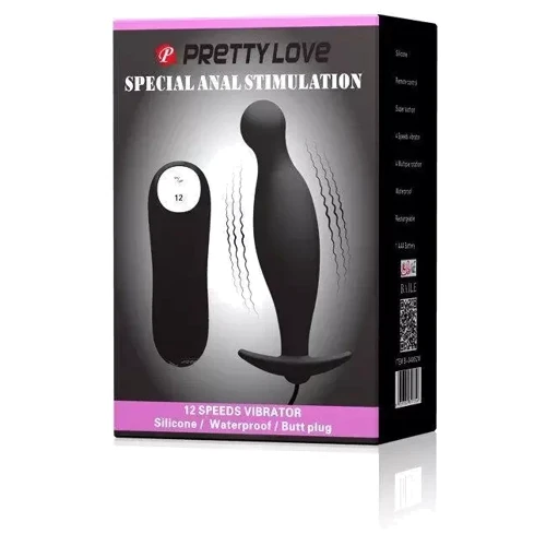 Анальный стимулятор с вибрацией PRETTY LOVE, BI-040036 фото 7