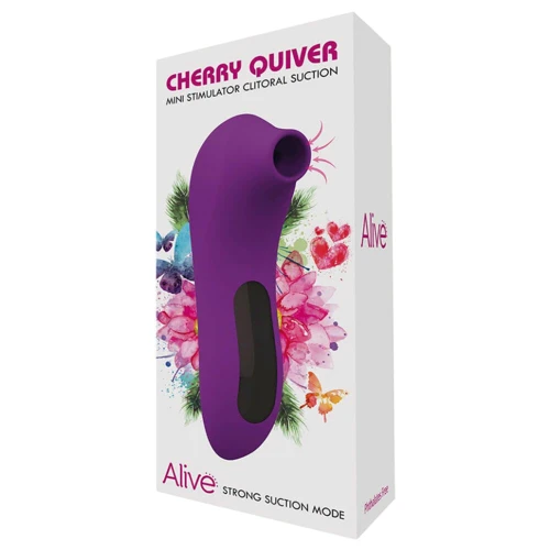Недорогой вакуумный стимулятор Alive Cherry Quiver: Тип и форма Вибромассажер