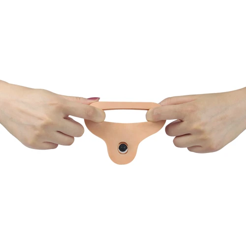 Насадка для двойного проникновения LoveToy The Ultra Soft Double Vibrating 5.8": Особенности С кольцом на мошонку