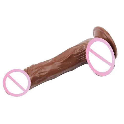 Реалистичный вибратор на присоске GHISA JAMES DEEN 8.5" Vibrating Dildo - Brown, 291657: Для кого Для женщин