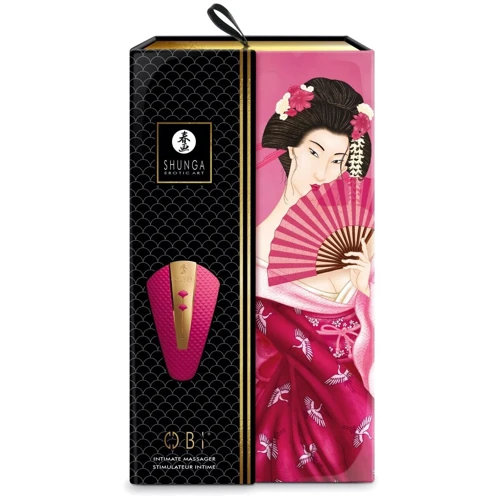 Кліторальний вібратор Shunga Obi Raspberry: Тип і форма Вібромасажер