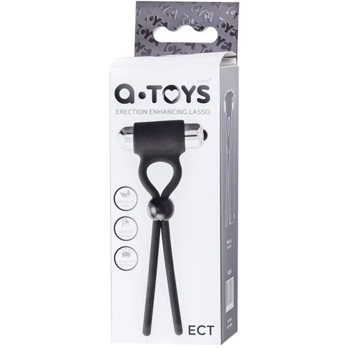 Эрекционная петля с вибрацией Toyfa A-Toys Erection enhancing lasso Ect фото 5