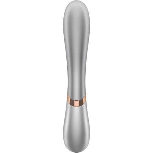 Смарт вібратор-кролик із підігрівом Satisfyer Hot Lover Silver: Тип і форма Смарт-вібратор, Кролики