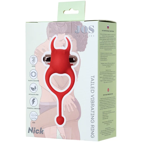 Виброкольцо Toyfa JOS Nick Red фото 4
