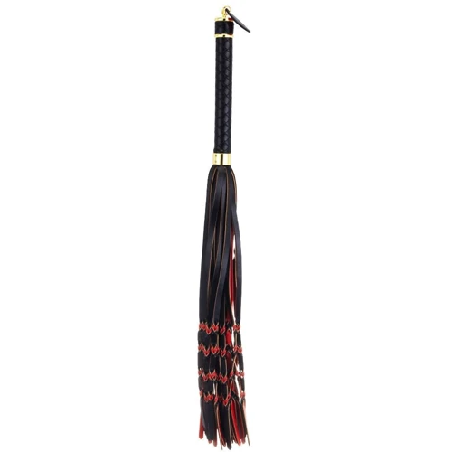 Флогер LOCKINK Sevanda Red & Black Braided Tail Flogger фото 8