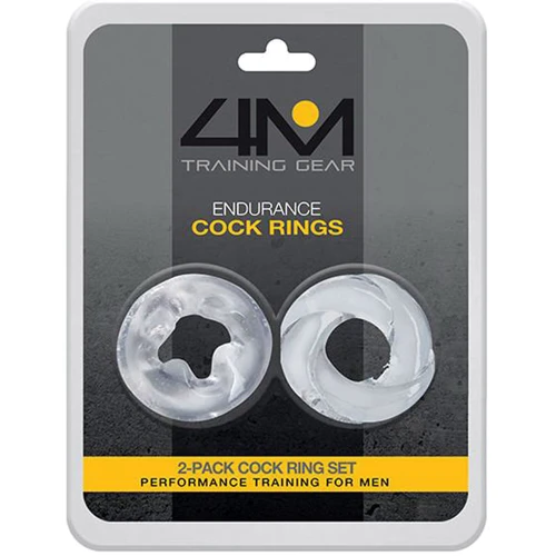 Ерекційне кільце 4M Endurance Cock Rings, 2 Pack: Виробник Topco Sales