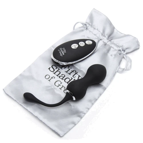 Вагинальные шарики Fifty Shades of Grey Relentless Vibration с вибрацией и пультом 40 г: Наличие вибрации Есть