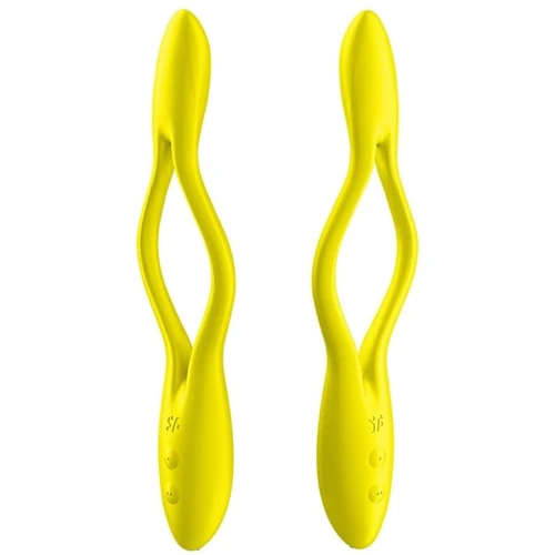 Універсальний гнучкий вібратор для пар Satisfyer Elastic Game Yellow: Тип управління кнопкове