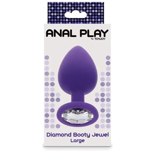 Анальна пробка Toy Joy Large Diamond Booty Jewel (фіолетова): Тип Анальные пробки