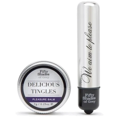 Подарочный набор Lovehoney Delicious Tingles Fifty Shades of Grey 2019 2 предмета (FS74967)