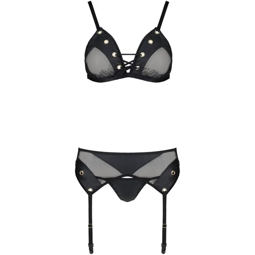 Комплект белья Passion NESSY SET Black L/XL: Вид Комплекты