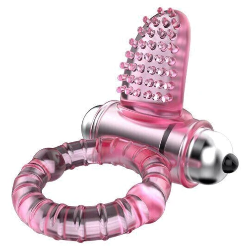 Эрекционное кольцо с вибрацией Sweet Vibration Ring, BI-014081: Цвет розовый