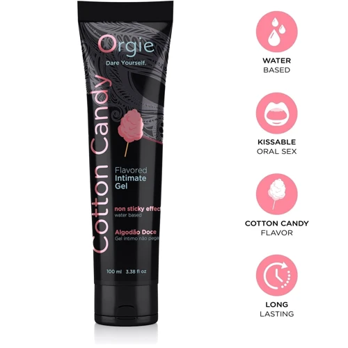 Лубрикант на водній основі Orgie Lube Tube Cotton Candy, 100 мл, зі смаком та ароматом солодкої вати: Основа Водная