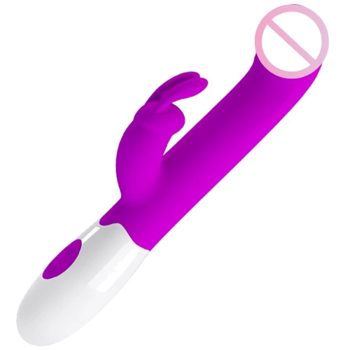 Вібратор-кролик із великою головкою Pretty Love Scentaur Clit Vibrator Purple