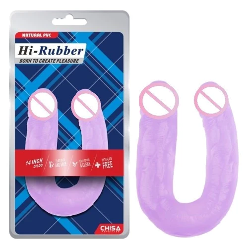 Фаллоимитатор двойной CHISA 14 Inch Dildo Purple: Назначение Для двойного проникновения
