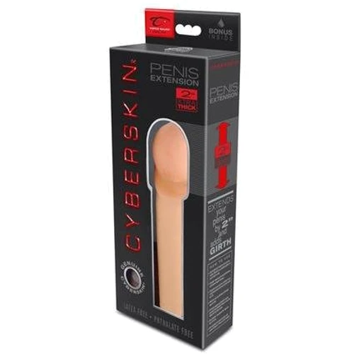 Насадка для увеличения члена CyberSkin 2 Xtra Thick Transformer Penis Extension, +5 см